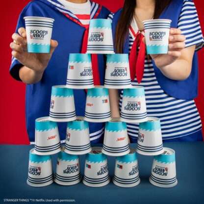 Stranger Things Set von 24 Pappbechern Scoops Ahoy – Bild 5
