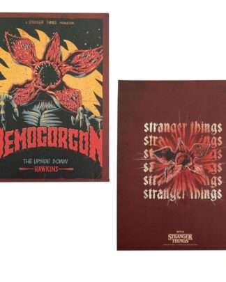 Stranger Things Notizbuch Demogorgon