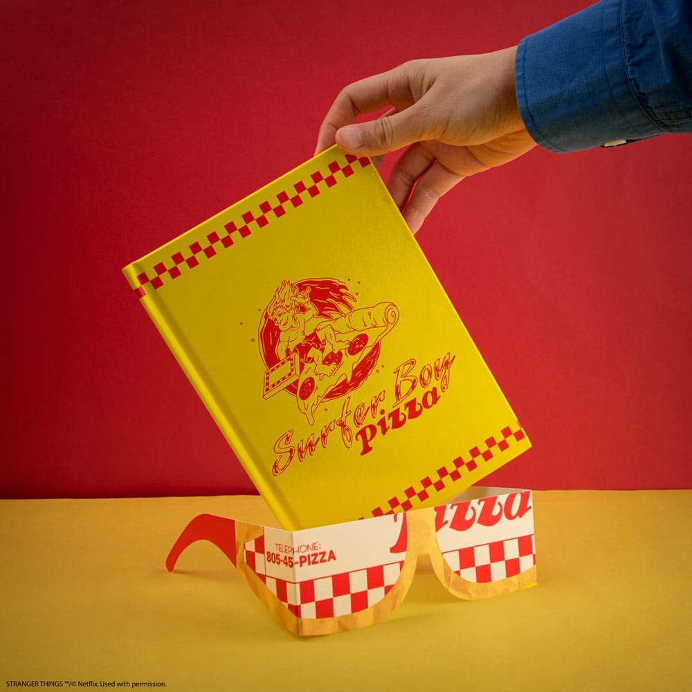 Stranger Things Notizbuch Surfer Boy Pizza Hardcover – Bild 3