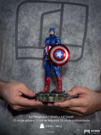 The Infinity Saga BDS Art Scale Statue 1/10 Captain America Battle of NY 23 cm – Bild 7