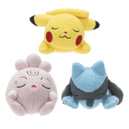 Pokémon Schlafende Plüschfigur verschiedene Versionen 12 cm