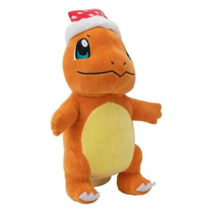 Pokémon Plüschfigur Winter Glumanda mit Weihnachtsmütze 20 cm – Bild 3