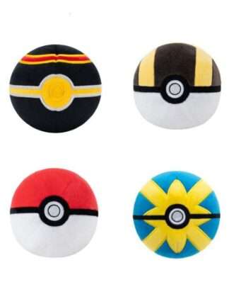 Pokémon Plüschfigur Pokeball verschiedene Versionen 10 cm