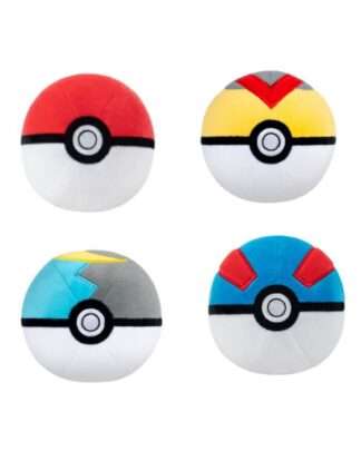 Pokémon Plüschfigur Pokeball verschiedene Versionen 10 cm