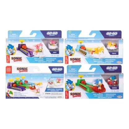 Sonic - The Hedgehog Go Go Racers Fahrzeuge Mini Abschussrampen Sortiment (4)