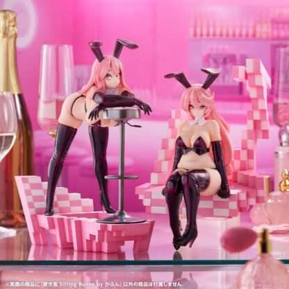 Original Character Trick Bunnies PVC Statue 1/7 Sitting Bunny Illustration by Kafun 24 cm – Bild 8