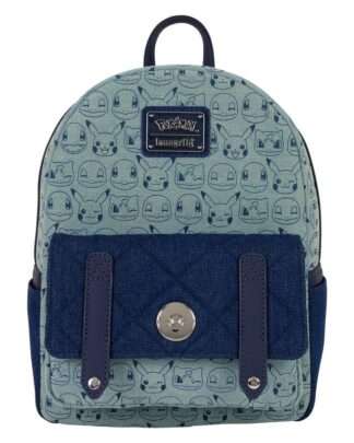 Pokemon by Loungefly Mini Rucksack Faux Denim