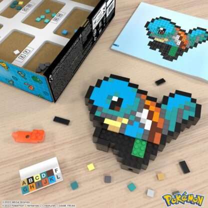 Pokémon MEGA Bauset Schiggy Pixel Art – Bild 5