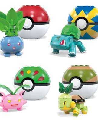 Pokémon MEGA Bauset 4 Pflanzen-Typ Pokémon Sets - Stark beschädigte Verpackung