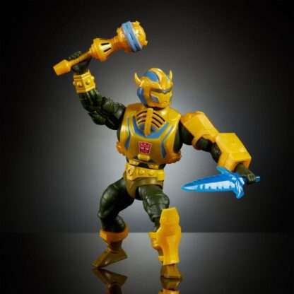 Masters of the Universe x Transformers Actionfigur Bumblebee Armor Man-At-Arms heo European Exclusive 14 cm – Bild 4