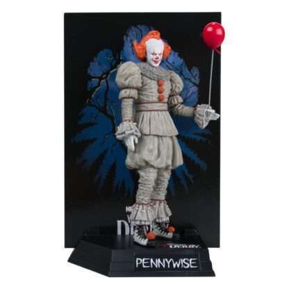 It: Welcome to Derry Movie Maniacs PVC Statue Pennywise (Gold Label) 16 cm – Bild 3