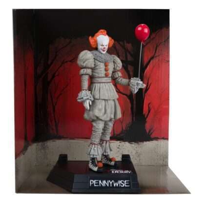 It: Welcome to Derry Movie Maniacs PVC Statue Pennywise (Gold Label) 16 cm – Bild 5