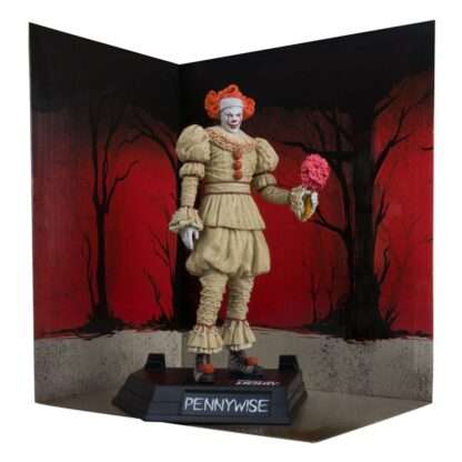 It: Welcome to Derry Movie Maniacs PVC Statue Pennywise (Flashback) (Gold Label) 16 cm – Bild 5