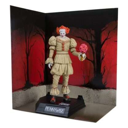 It: Welcome to Derry Movie Maniacs PVC Statue Pennywise (Flashback) (Gold Label) 16 cm – Bild 6