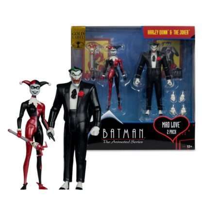 Batman: The Animated Series DC Direct Actionfiguren Harley Quinn & The Joker (Mad Love) (Gold Label) 18 cm – Bild 3