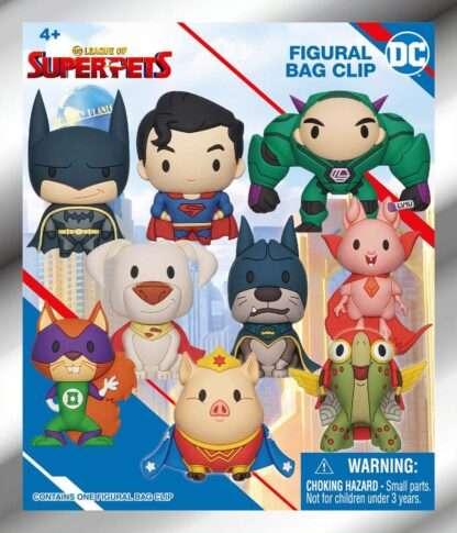 DC Super Pets 3D PVC-Taschenanhänger Series 1 Display (24) – Bild 3