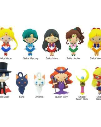 Sailor Moon 3D PVC-Taschenanhänger Series 1 Display (24)
