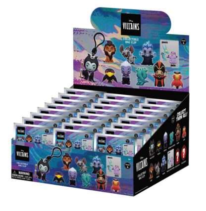 Disney 3D PVC-Taschenanhänger Villains Serie 4 Display (24) – Bild 3