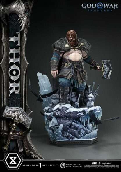God of War: Ragnarök Real Elite Masterline Series Statue 1/3 Thor 105 cm – Bild 3