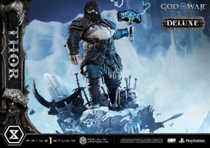 God of War: Ragnarök Real Elite Masterline Series Statue 1/3 Thor Deluxe Version 105 cm – Bild 7