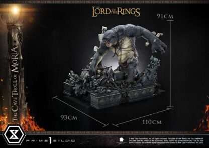 Der Herr der Ring Premium Masterline Series Statue 1/6 Cave Troll of Moria 91 cm – Bild 2