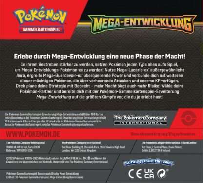 Pokémon TCG ME01 Mega-Entwicklung Booster Display (36) *Deutsche Version* – Bild 3