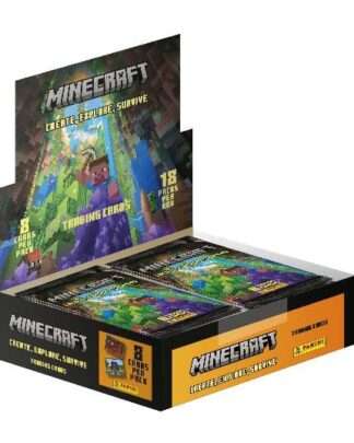 Minecraft - Create, Explore, Survive Trading Cards Flow Packs Display (18)  - Beschädigte Verpackung