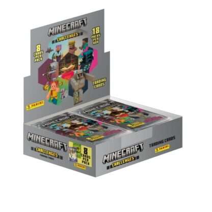 Minecraft - Challenges Trading Cards Flow Packs Display (18)  - Beschädigte Verpackung