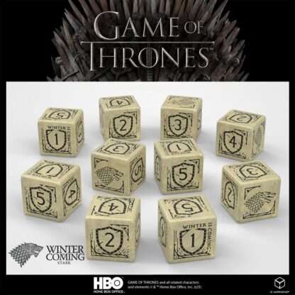 Game of Thrones Würfel Set Stark 10xD6 (10)