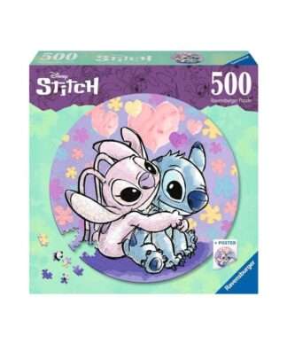 Lilo & Stitch Rund-Puzzle Stitch (500 Teile)