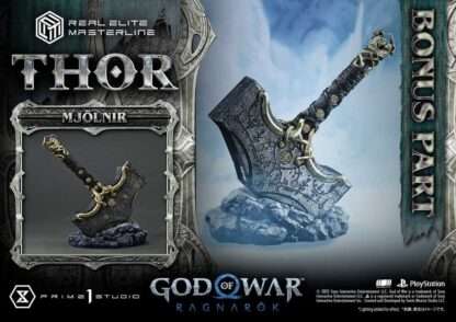 God of War: Ragnarök Real Elite Masterline Series Statue 1/3 Thor Deluxe Bonus Version 105 cm – Bild 2