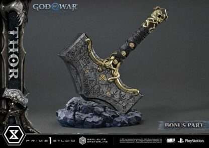 God of War: Ragnarök Real Elite Masterline Series Statue 1/3 Thor Deluxe Bonus Version 105 cm – Bild 5