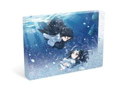 Grandmaster of Demonic Cultivation Acryl Block mit Glitzer Wei Wuxian & Lan Wangji Zhao Xi Chi Ver. 14 x 10 cm