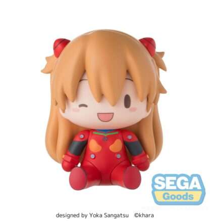 Evangelion: New Theatrical Edition Fuwa Petit Chibi Figur Asuka Plug Suit 8 cm – Bild 2
