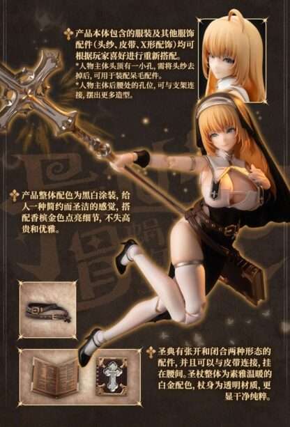 Original Character Actionfigur Kit 1/12 RPG-02 Sister Muse Asdo 15 cm – Bild 8