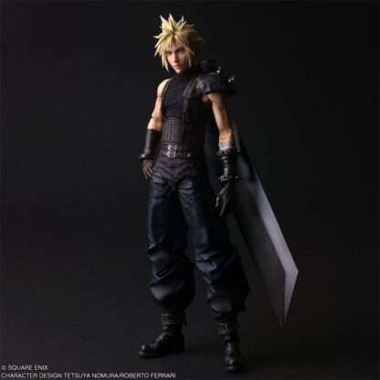 Final Fantasy VII Rebirth Play Arts Shin Actionfigur Cloud Strife 27 cm
