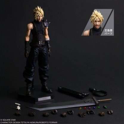 Final Fantasy VII Rebirth Play Arts Shin Actionfigur Cloud Strife 27 cm – Bild 9
