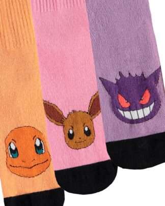 Pokemon Socken 3er-Pack Heads Colormix 35-38