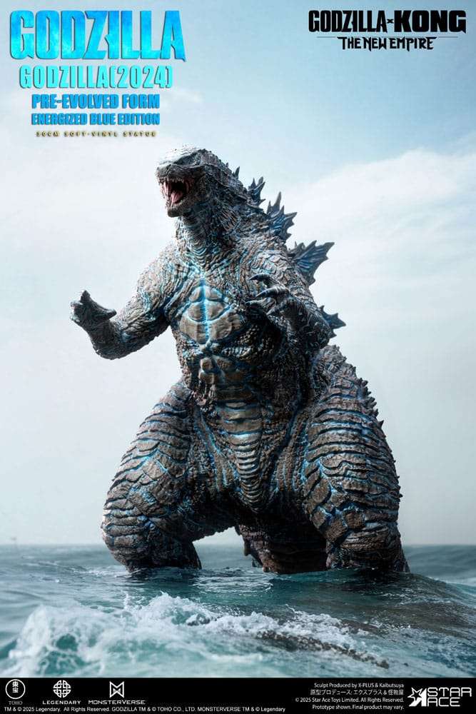 Godzilla vs. Kong: The New Empire Soft Vinyl Statue Godzilla (2024) Evolved Blue Edition 28 cm – Bild 2
