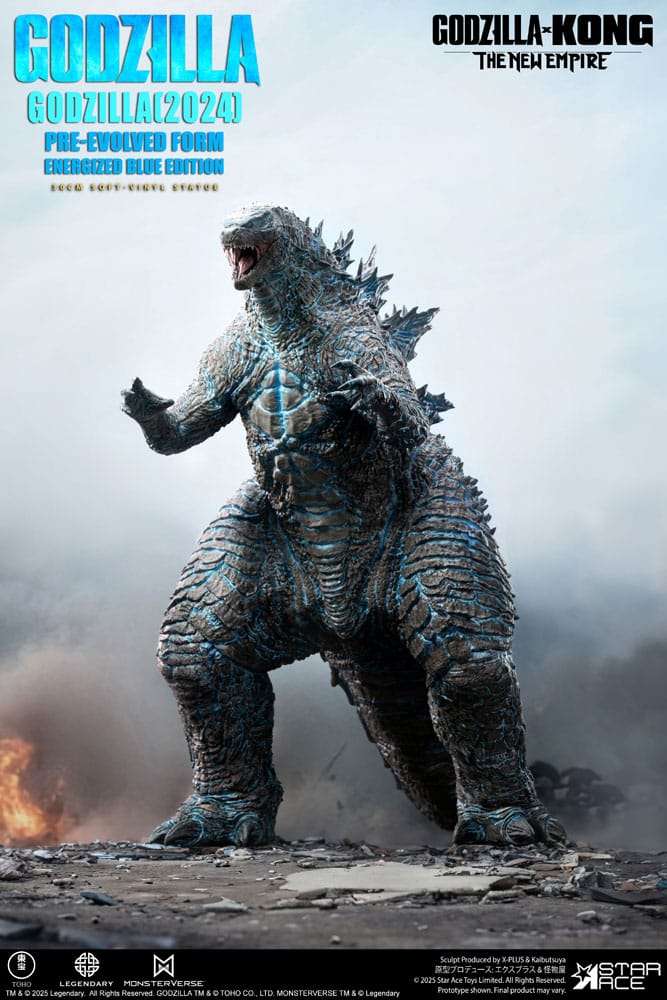 Godzilla vs. Kong: The New Empire Soft Vinyl Statue Godzilla (2024) Evolved Blue Edition 28 cm – Bild 4