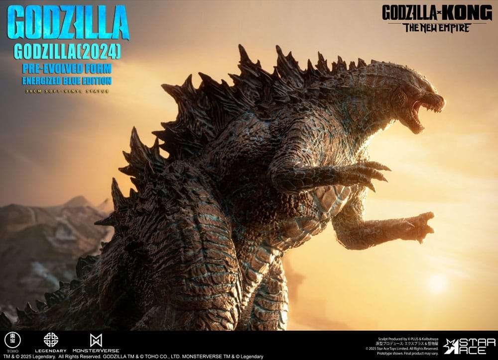 Godzilla vs. Kong: The New Empire Soft Vinyl Statue Godzilla (2024) Evolved Blue Edition 28 cm – Bild 7