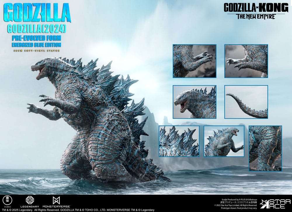 Godzilla vs. Kong: The New Empire Soft Vinyl Statue Godzilla (2024) Evolved Blue Edition 28 cm – Bild 12