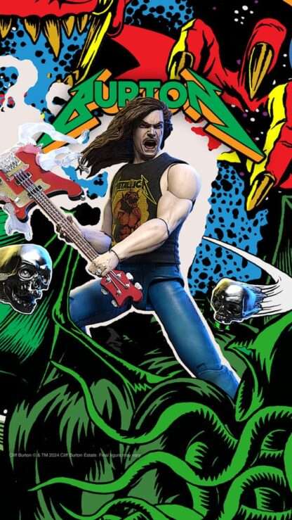 Metallica Ultimates Actionfigur Wave 2 Cliff Burton 18 cm – Bild 8