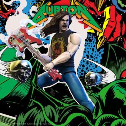 Metallica Ultimates Actionfigur Wave 2 Cliff Burton 18 cm – Bild 9