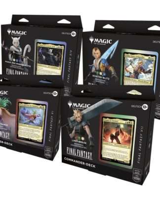 Magic the Gathering Final Fantasy Commander-Decks Display (4) deutsch