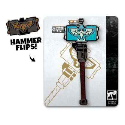 Space Marine 2 Ansteck-Pin Thunder Hammer 5 cm – Bild 2
