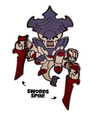 Space Marine 2 Ansteck-Pin Tyranid Warrior 5 cm