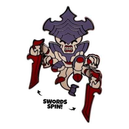 Space Marine 2 Ansteck-Pin Tyranid Warrior 5 cm