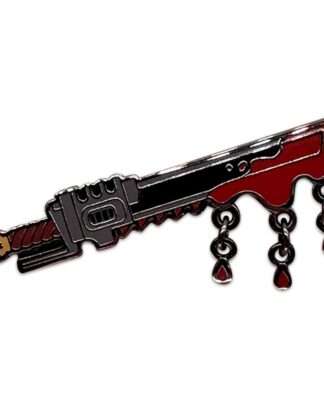 Space Marine 2 Ansteck-Pin Chainsword  5 cm