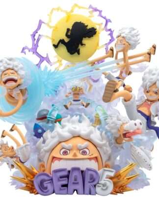 One Piece World Collectable Figure Premium PVC Statue Monkey D. Ruffy Gear 5 Special